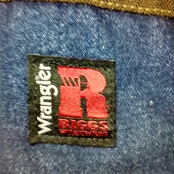 Wrangler Riggs Workswear Blue Carpenter Denim Jeans Men's sz 48x30. - Picture 9 of 9